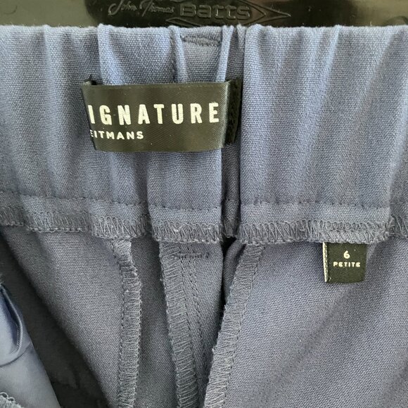 Blue Tie-Waist Pants - size 6 - Picture 4 of 9